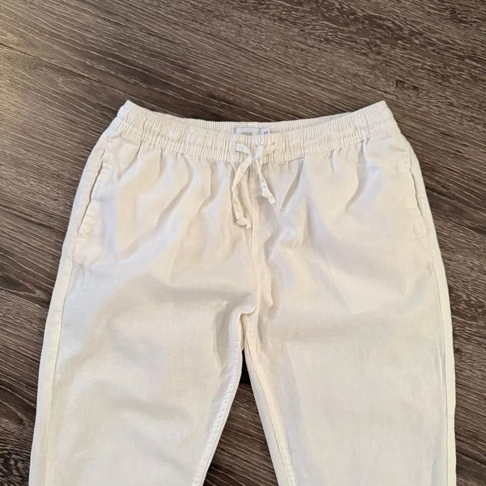 Onia Linen Cotton Drawstring Pants - Picture 3 of 8